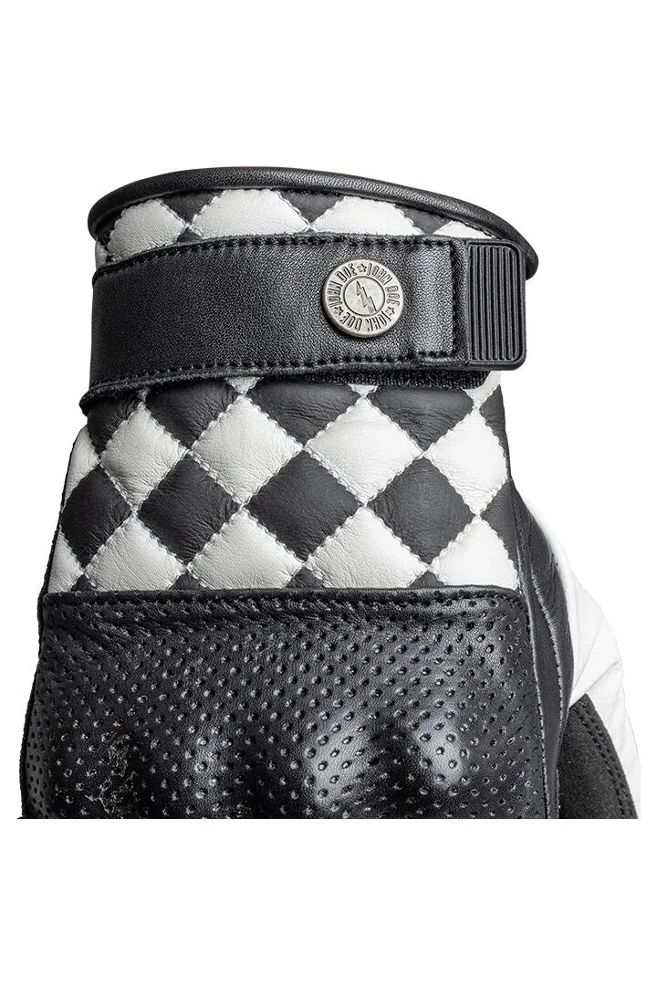 John Doe Tracker Motorcycle Gloves - Black/White