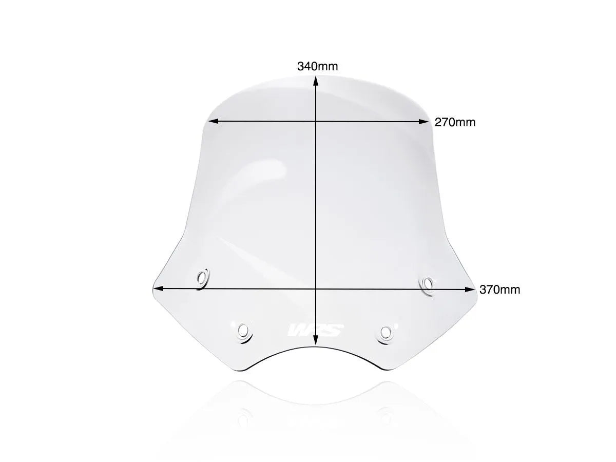 Wrs Windscreen - Naked Bike Windshield