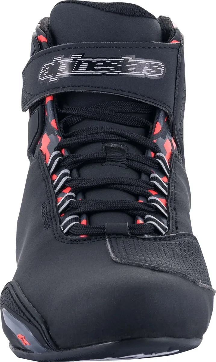 Alpinestars Sektor Waterproof Shoes Black/Gray/Red