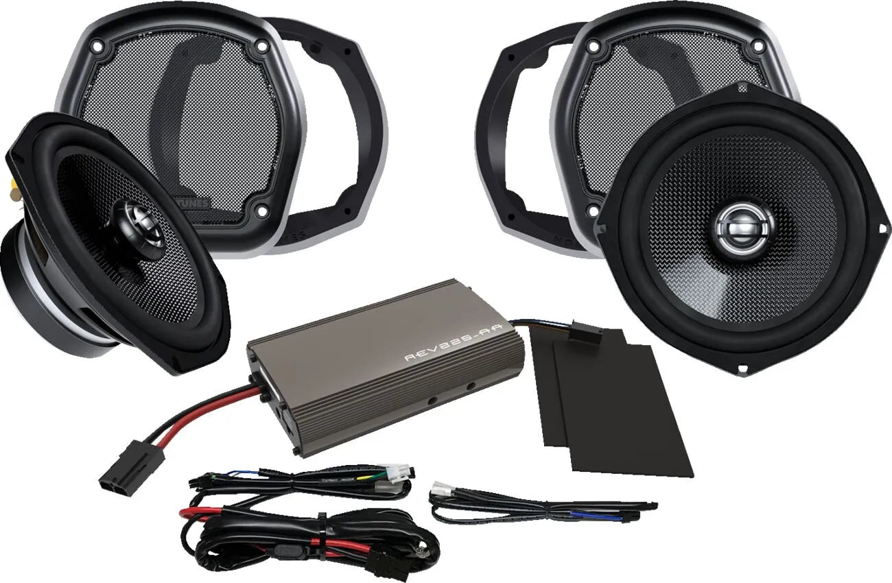Hogtunes Speaker And Amplifier Kit - 2 Ohm