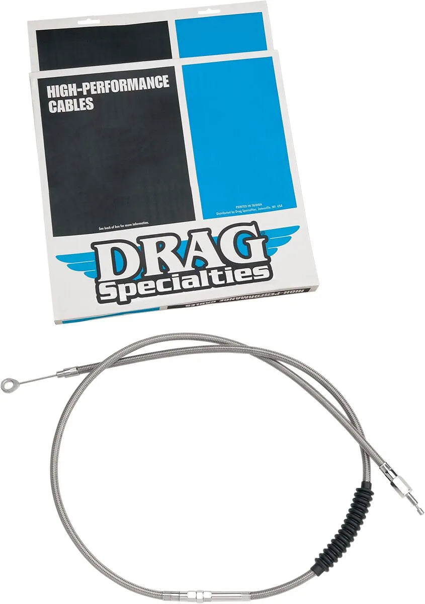Drag Specialties Högeffektiv kopplingsvajer - Rostfritt stål