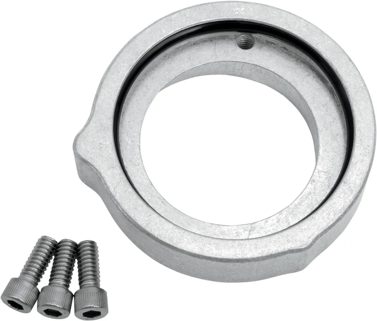 La Choppers Mikuni HSR 42/45 Air Cleaner Adapter Silver Harley
