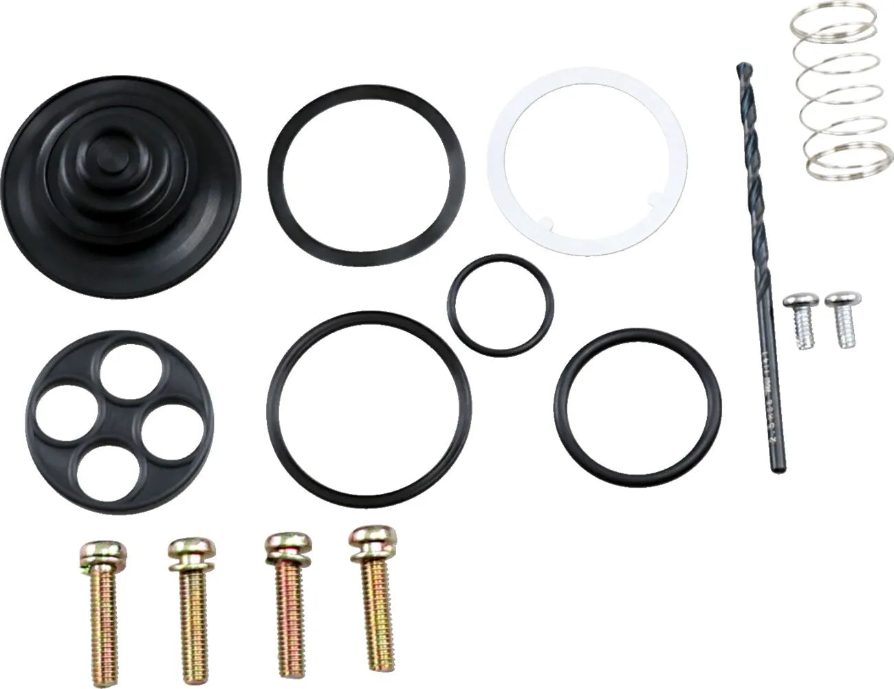Parts Unlimited Petcock Repair Kit for Motorcycle Fuel Taps