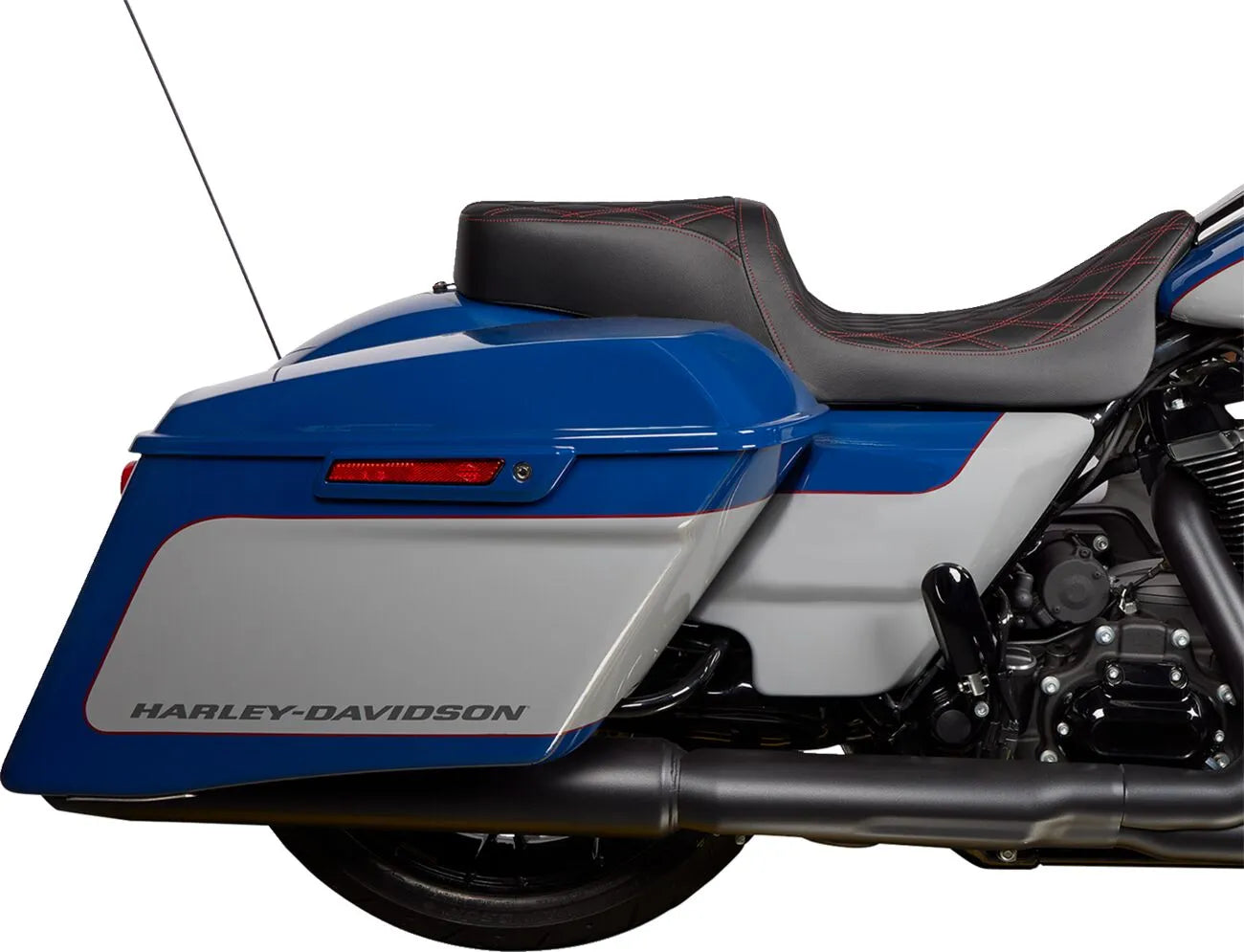 Drag Specialties Predator 2-up Seat - For Harley Davidson