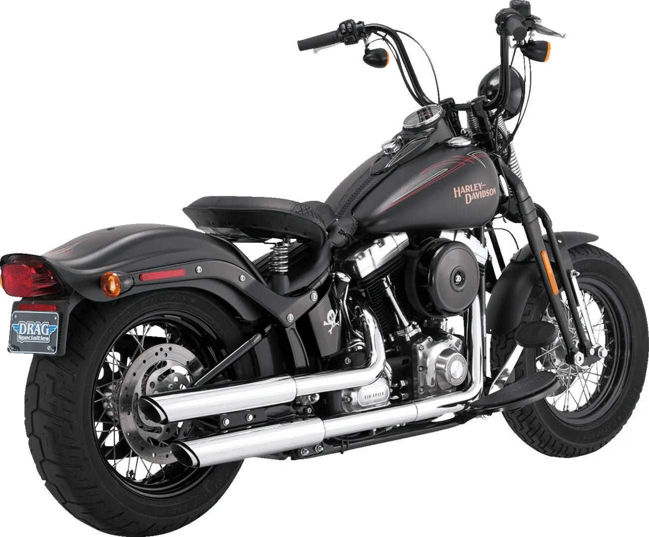 Vance & Hines 3" Twin Slash Slip-On Avgasrör