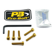 Pro Bolt Aluminum Fuel Cap Kit - Gold