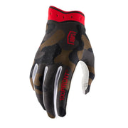 100% Itrack Gloves - Red/White/Camouflage