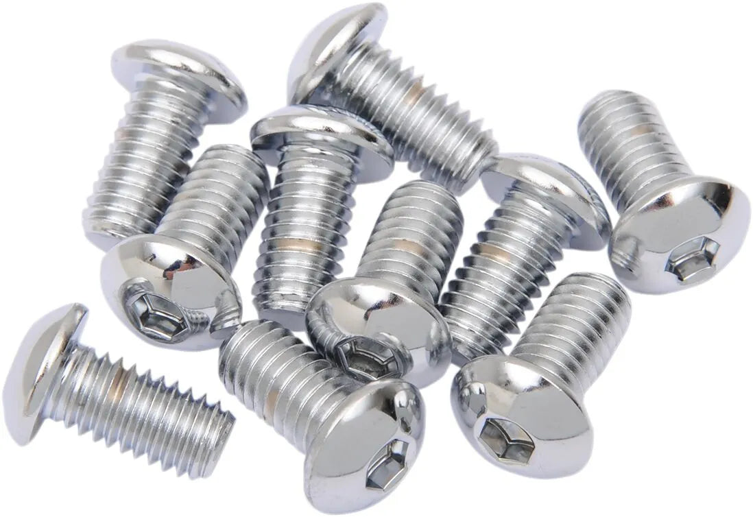 Drag Specialties Button Head Bolts 3/8"-16 x 3/4"