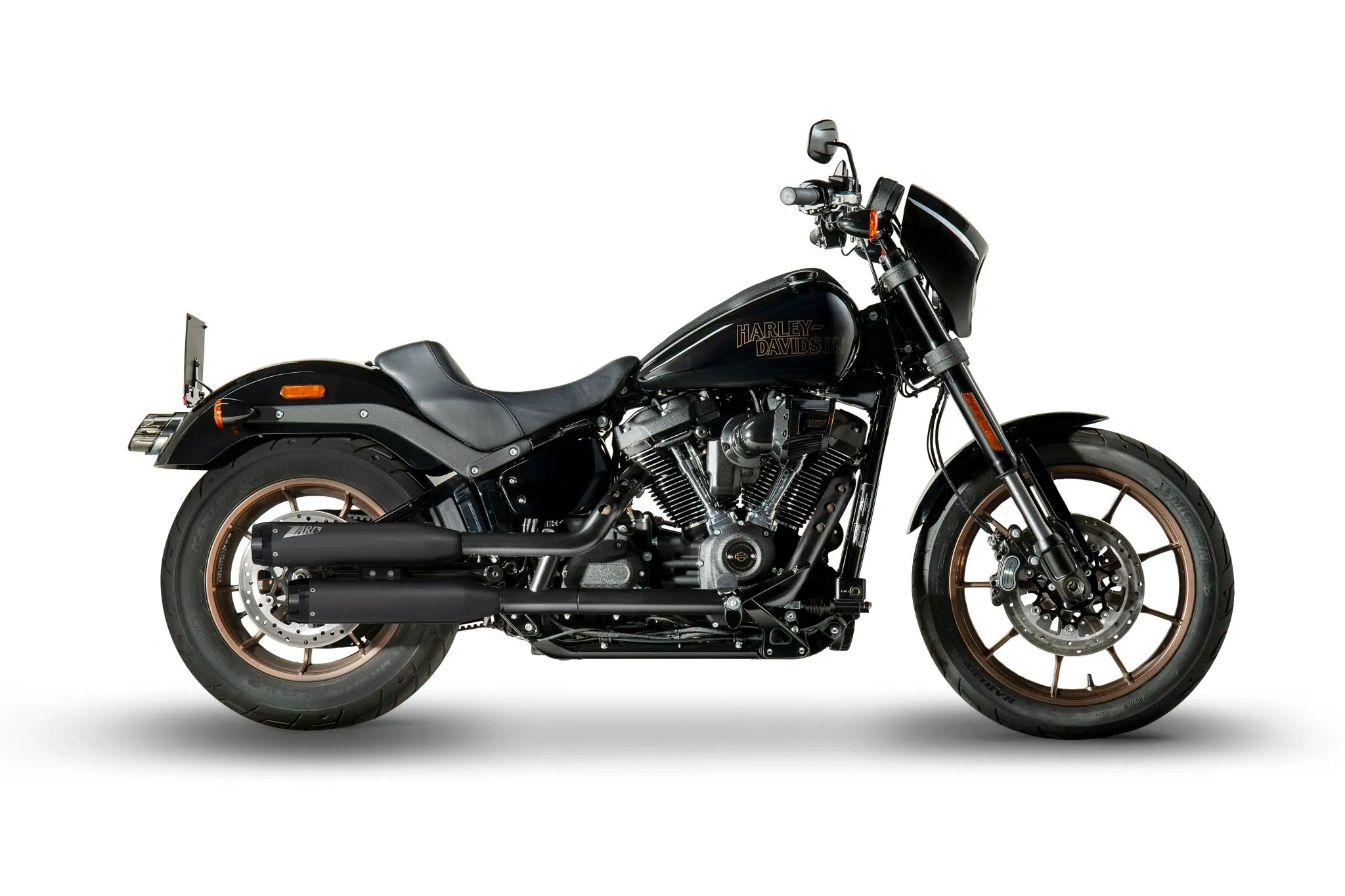 Zard Overlapped Slip-ons Muffler For Hd-softail M8