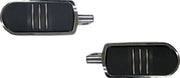 Drag Specialties Sweeper Foot Pegs - Chrome