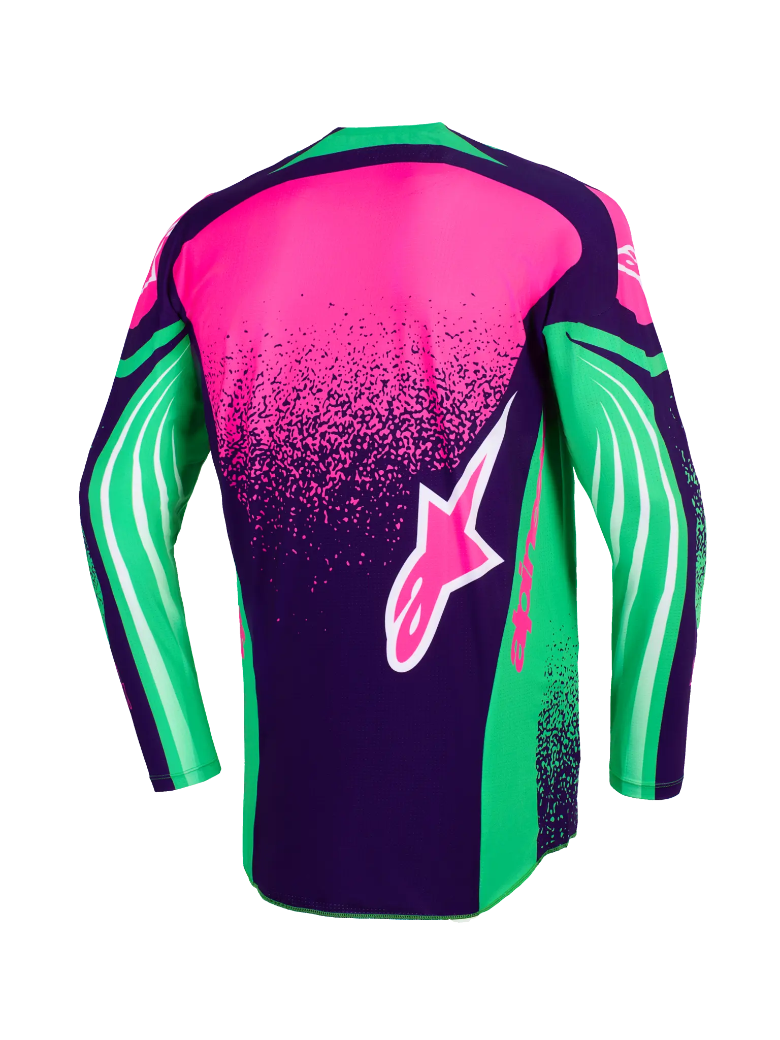 Alpinestars Techstar Nomur Jersey - Green/Pink/Purple
