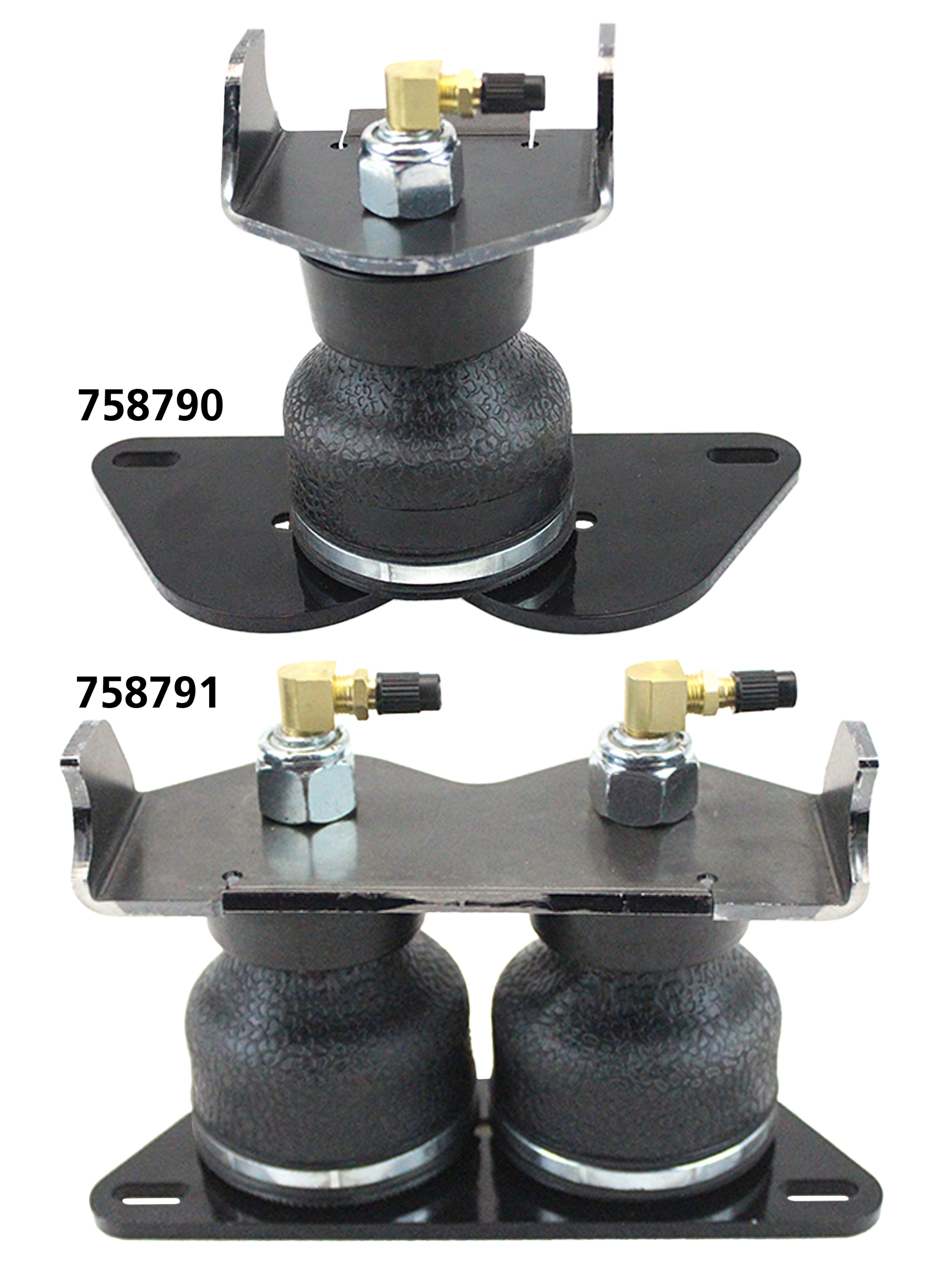 V-Twin Solo Seat Air Cushion Mounting Kits