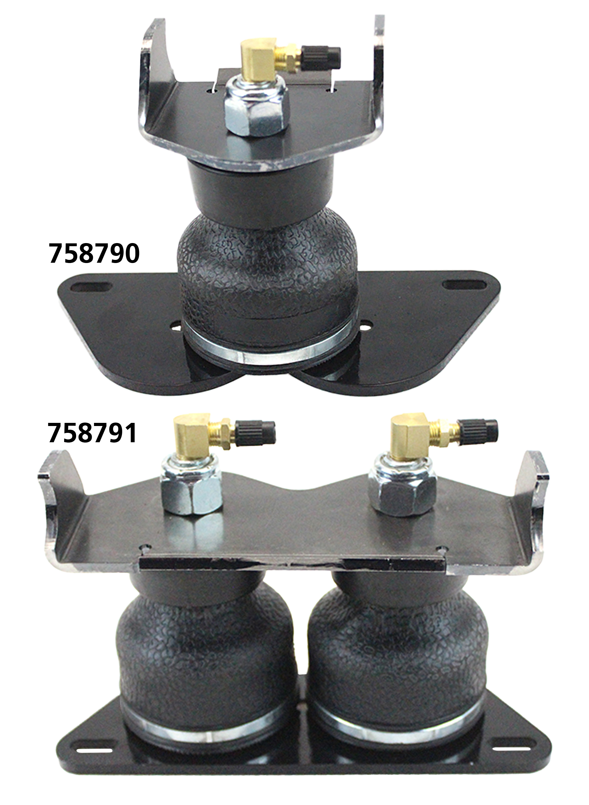 V-Twin Solo Seat Air Cushion Mounting Kits