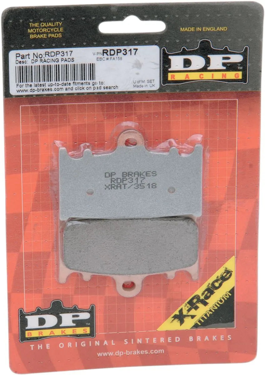 Dp Brakes Rdp317 Race Belägg För Högpresterande Bromsning - Fram