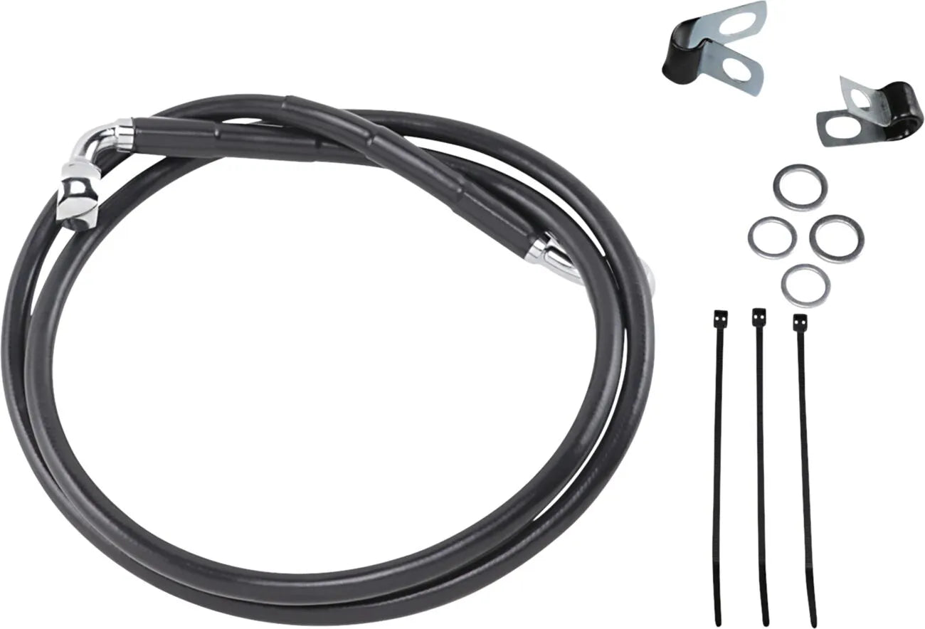 Drag Specialties Rostfritt stål bromsslang kit