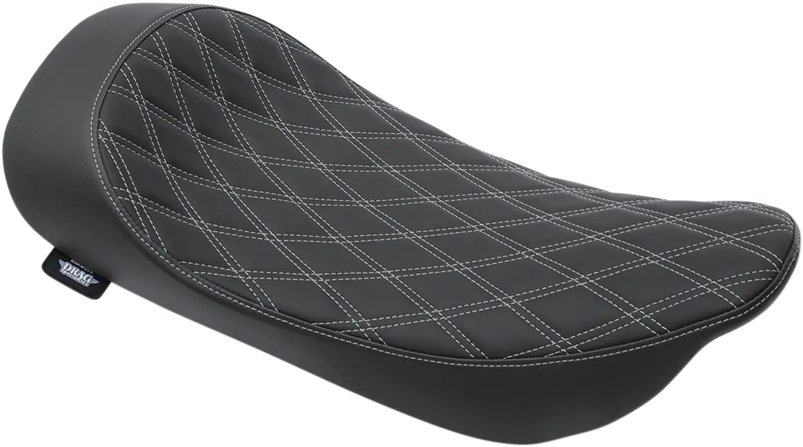 Drag Specialties Low-profile Solo Seat - For Harley Davidson