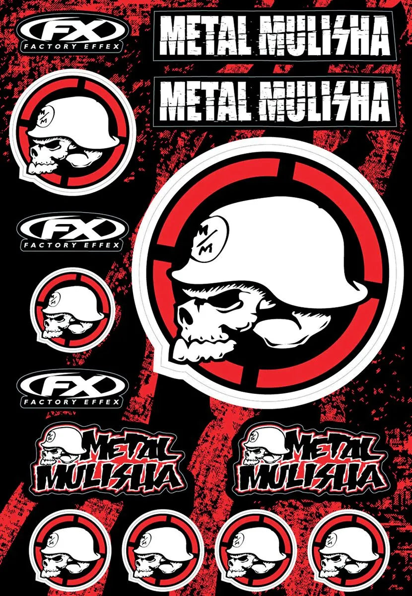 Factory Effex Decal Sheet - Metal Mulisha Fx Graphic