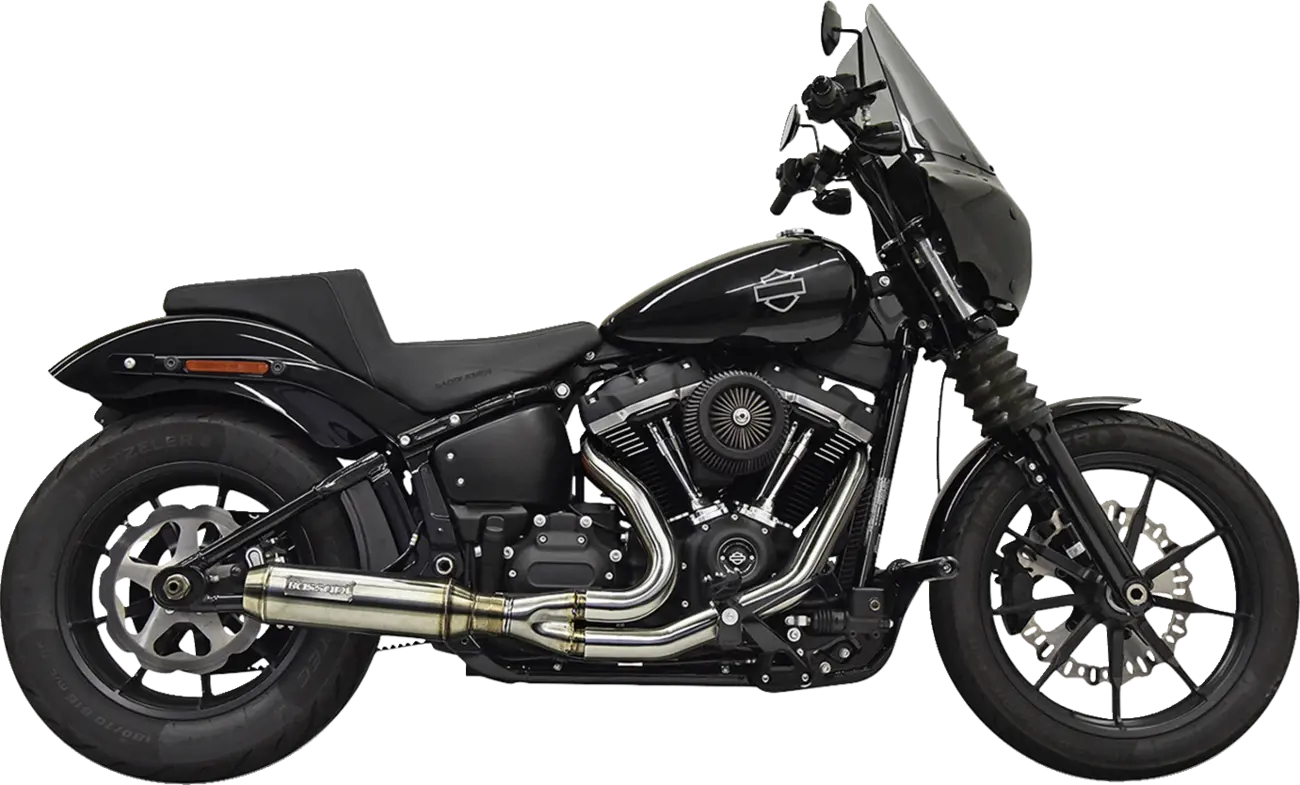 Bassani Xhaust 2-into-1 Exhaust System With Superbike Muffler