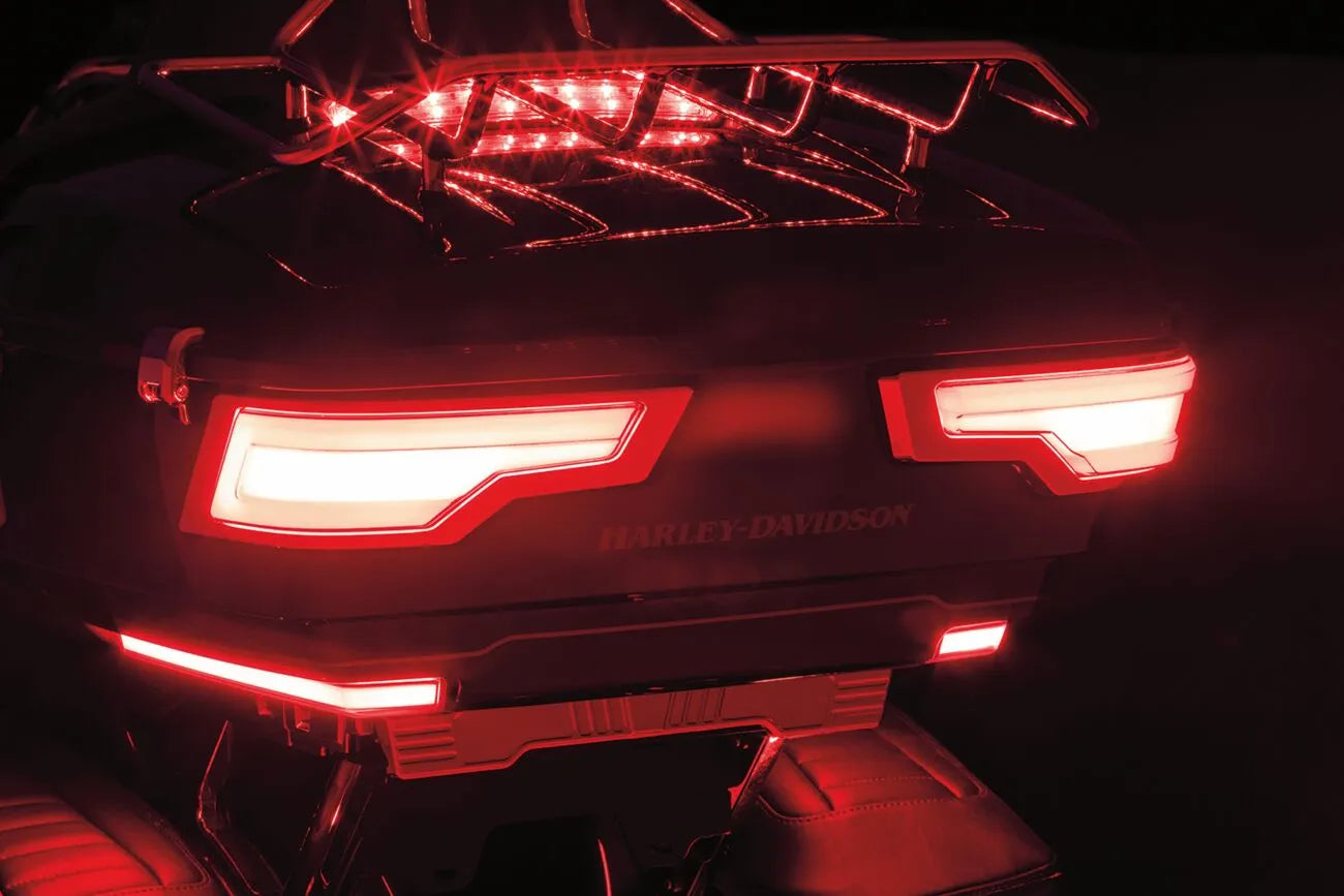 Kuryakyn Tracer Tour-pak Lights - Chrome/red