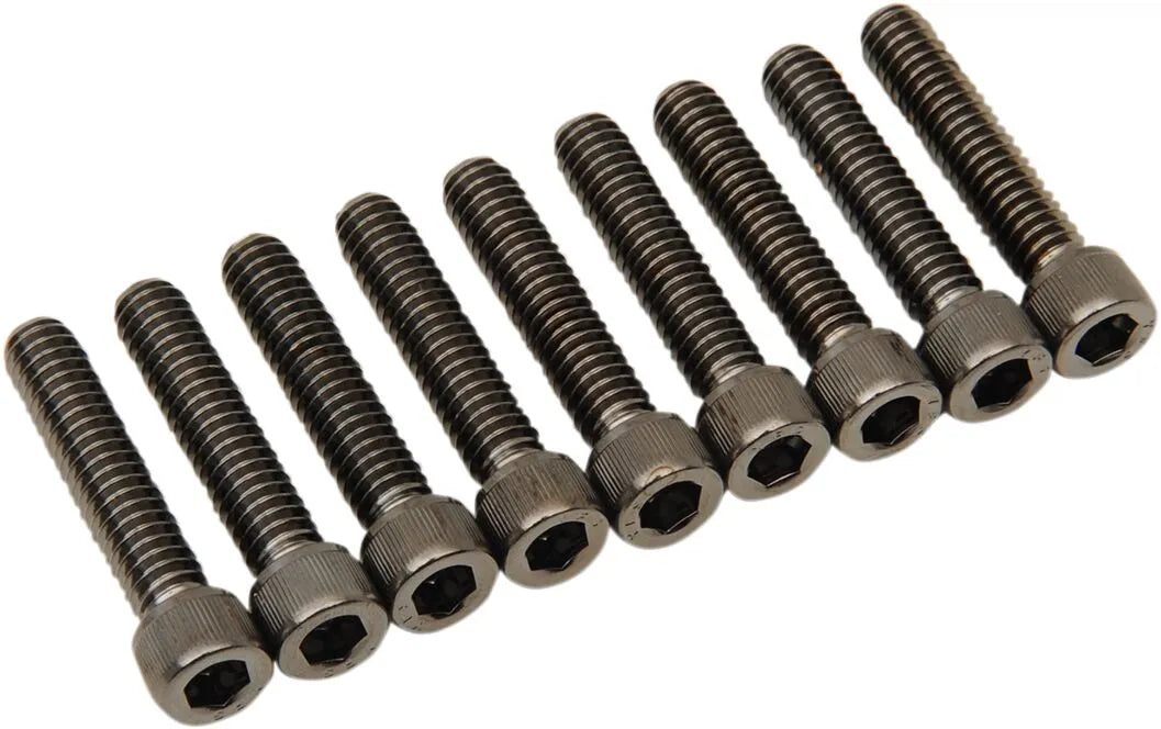 Drag Specialties M8 Cam Cover Bolt Kit Black for H-D M8 2017-2024