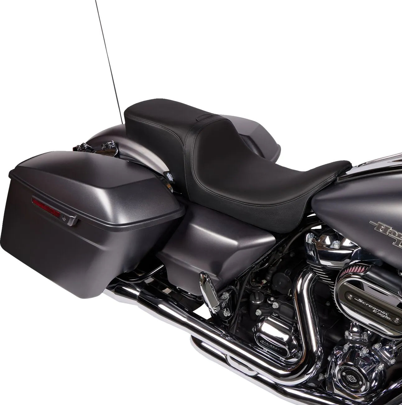 Drag Specialties Predator 2-up Seat - For Harley Davidson
