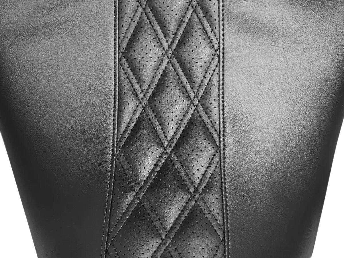 Le Pera Maverick Seat - Black Vinyl - For Harley Davidson