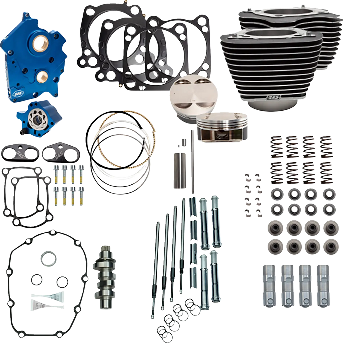 S&S Cycle 128" Power Package VVT Engine Kit for VVT Models