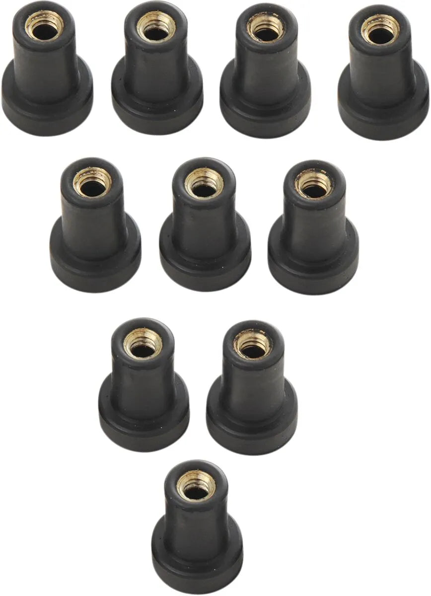 Drag Specialties 10-24 Well Nuts 10 Pack