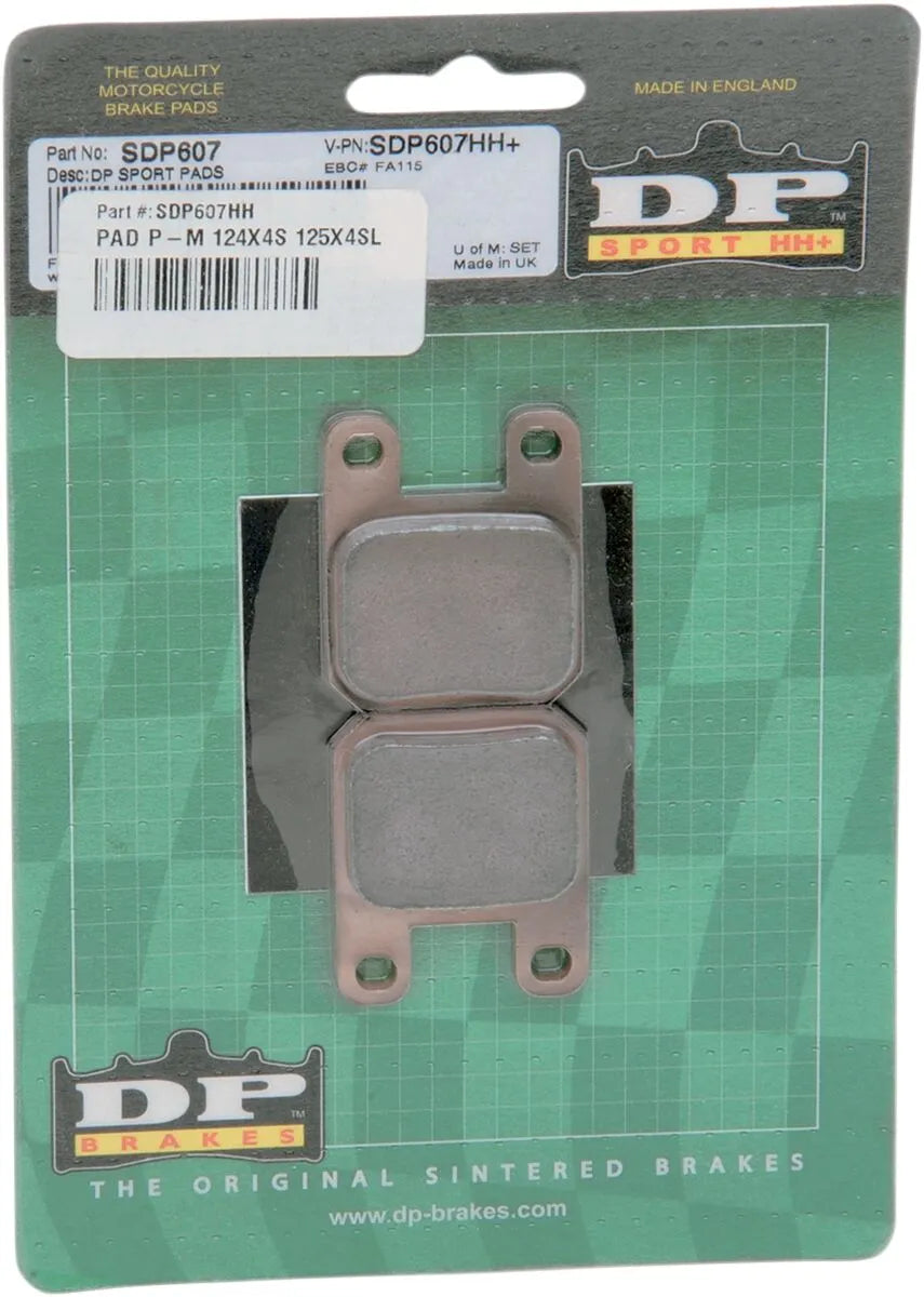 Dp Brakes Sdp607hh Sintered Metal Brake Pads - Front & Rear