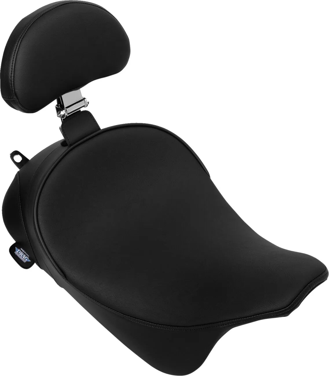 Drag Specialties Solo Seat With Backrest Option - For Harley Davidson
