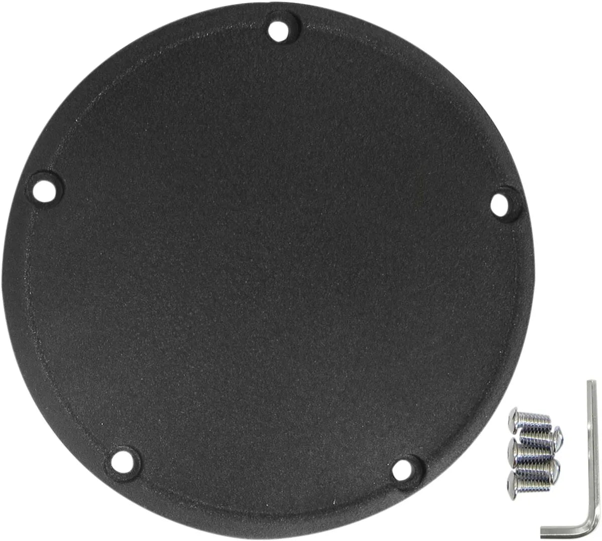 Drag Specialties 5-Hole Wrinkle Black Derby Cover