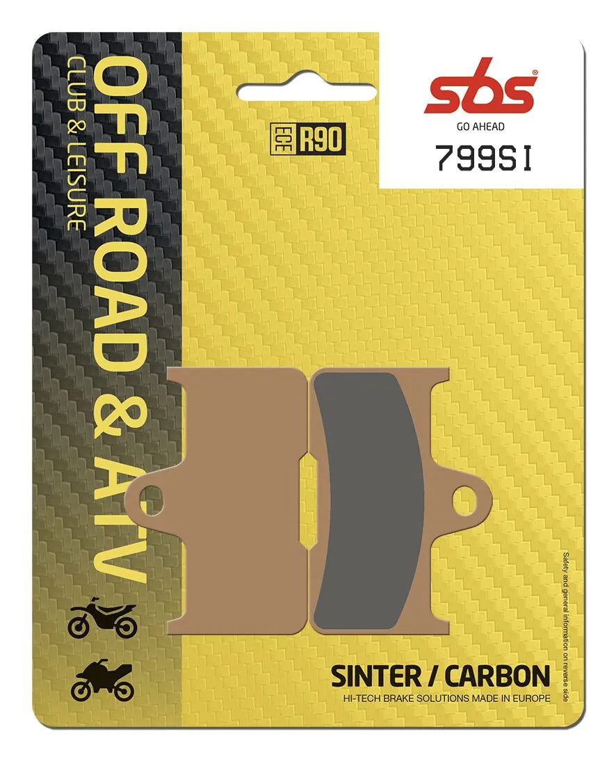 Sbs Si Offroad Sintered Bromsbelägg - Bak