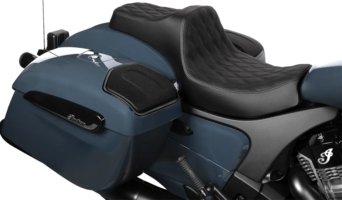 Drag Specialties Seats Predator III 2-Up Motorcycle Seat