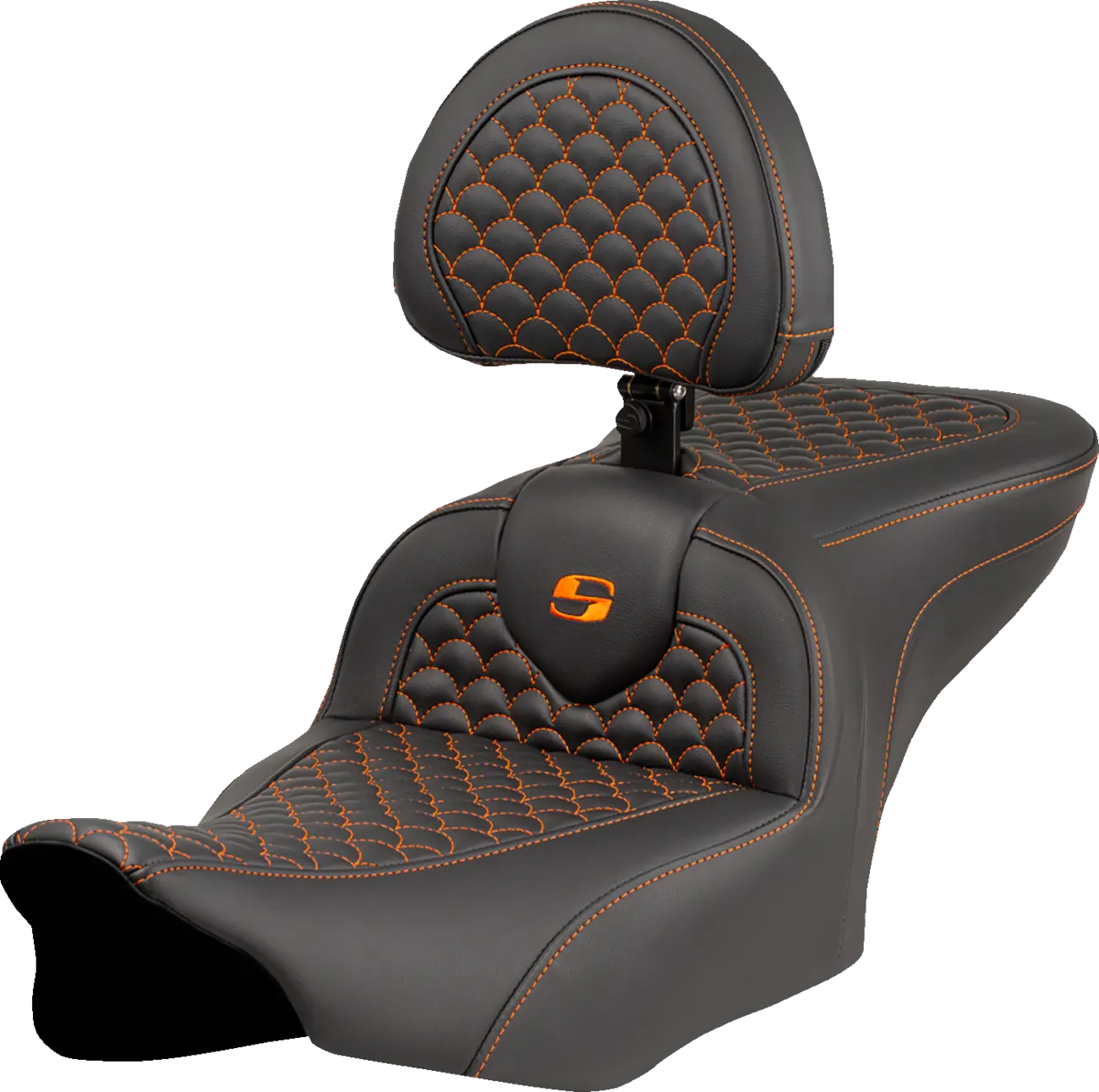 Saddlemen Dragon Scale Roadsofa Seat - For Harley Davidson