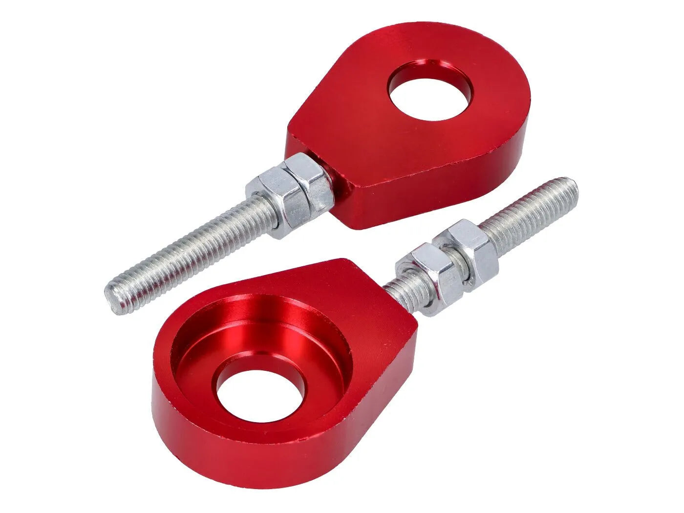 101 OCTANE Aluminum Red Chain Tensioner for 12mm Axle