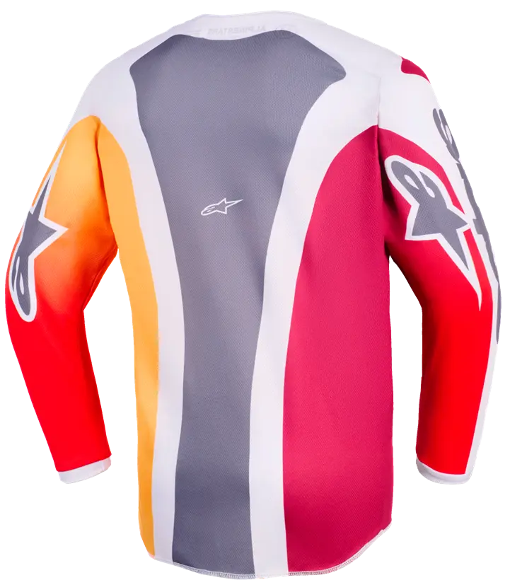 Alpinestars Youth Fluid Portl Jersey - Gray/Red