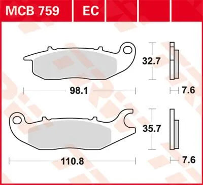 Trw All Round Sintered Metal Brake Pads - Front