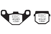 Ebc Sfac Carbon Series Scooter Brake Pads