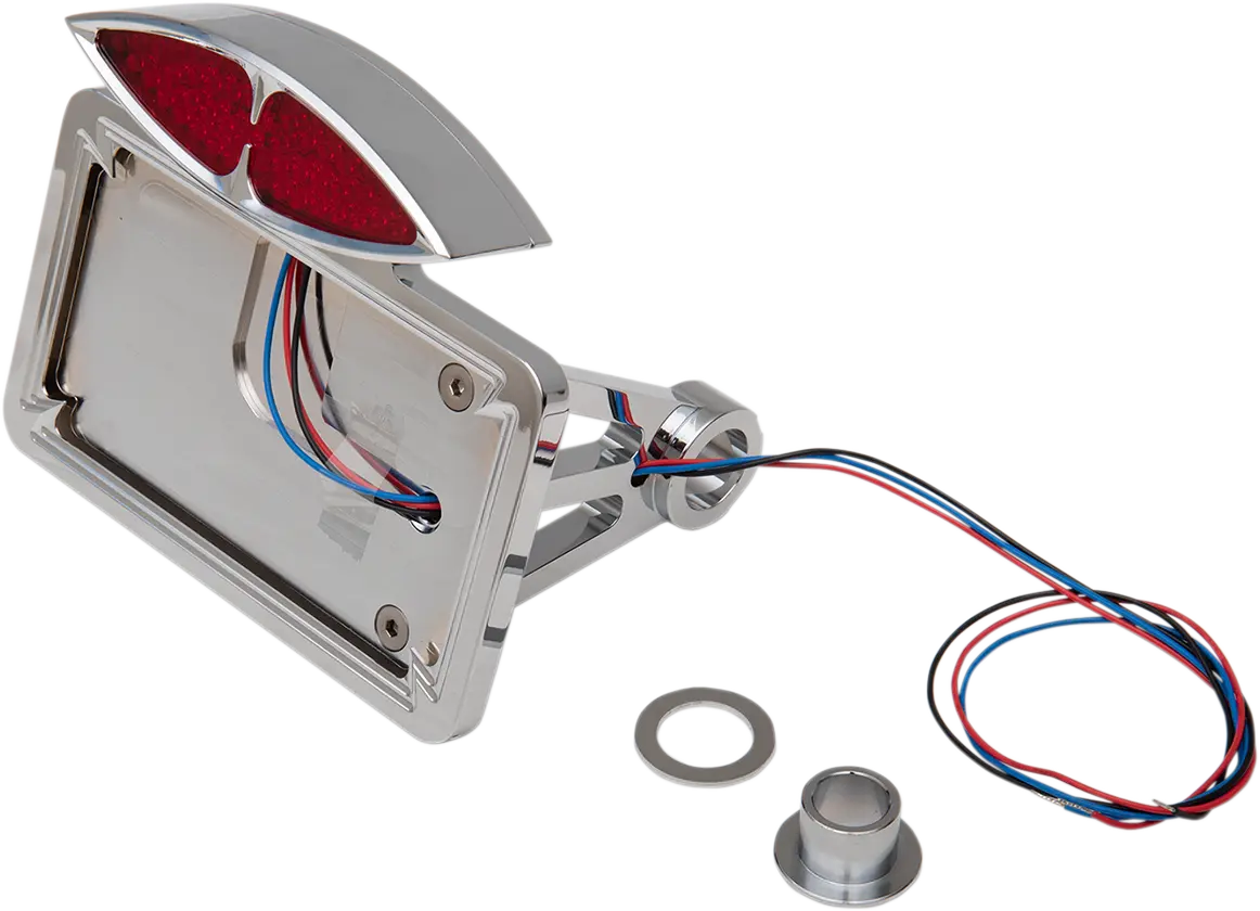 Drag Specialties Deco Taillight With License Plate Mount