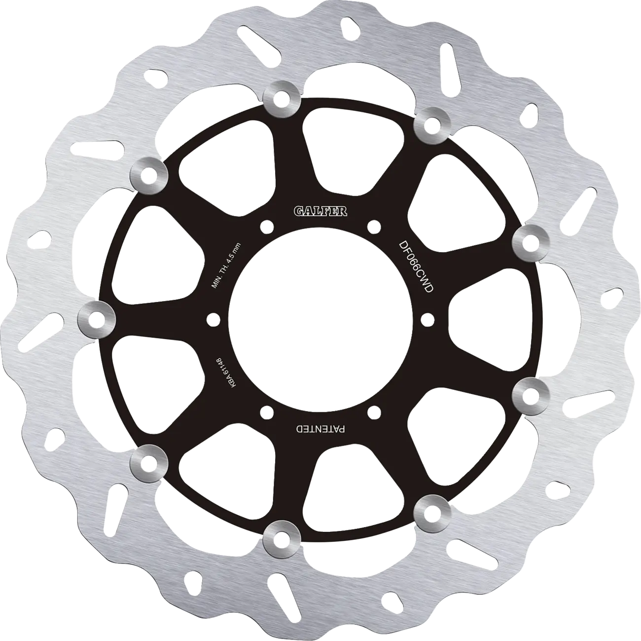 Galfer Brake Rotor For Motorcycle - High Carbon Stainless Steel