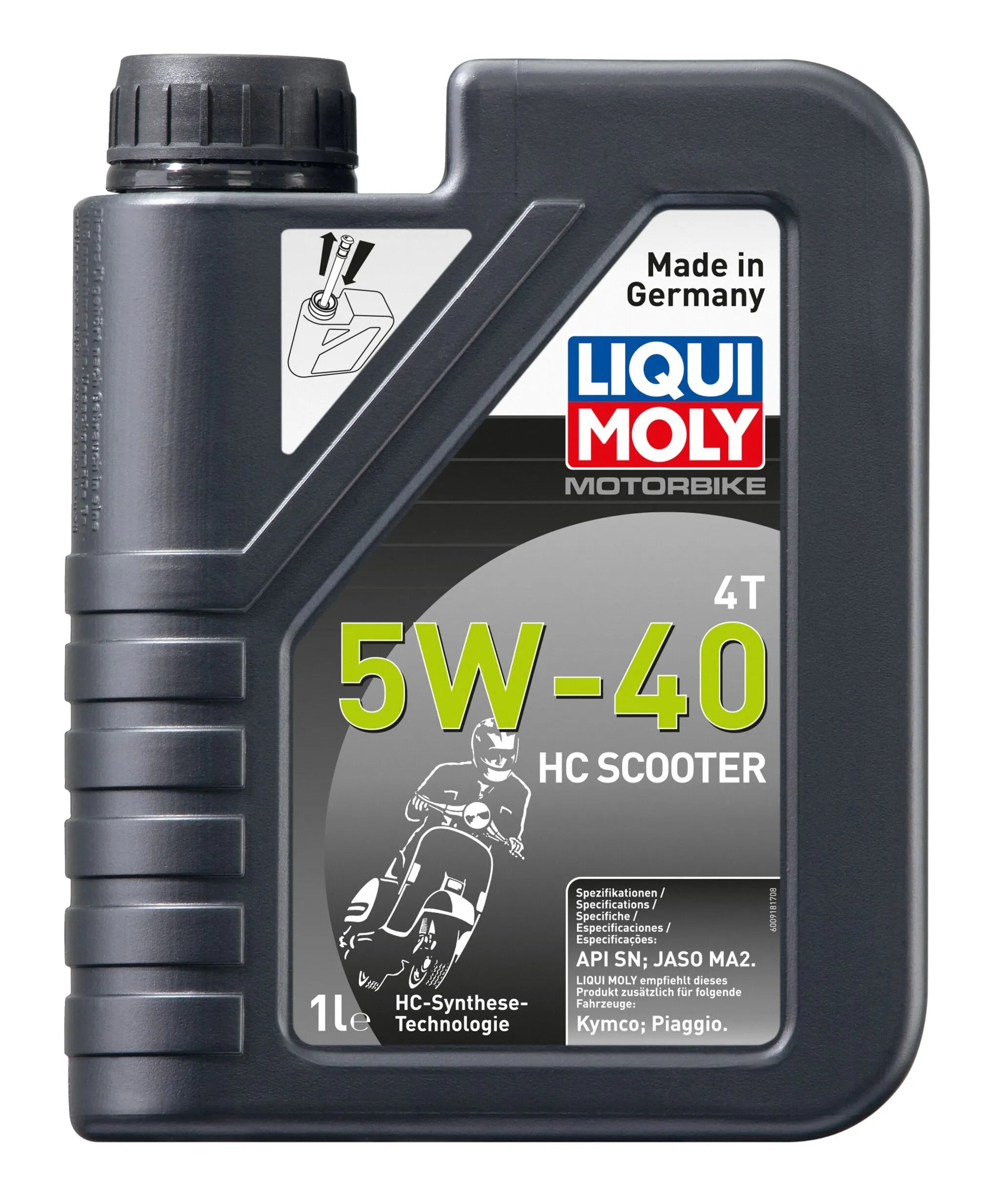 Liqui Moly 4t 5w-40 Hc Street Engine Oil 1 liter