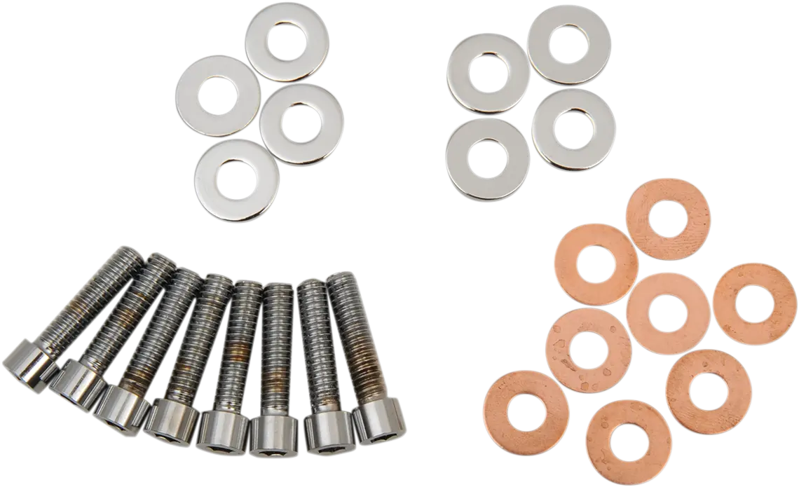 Drag Specialties Smooth Socket Rocker Box Bolt Set Harley Evo