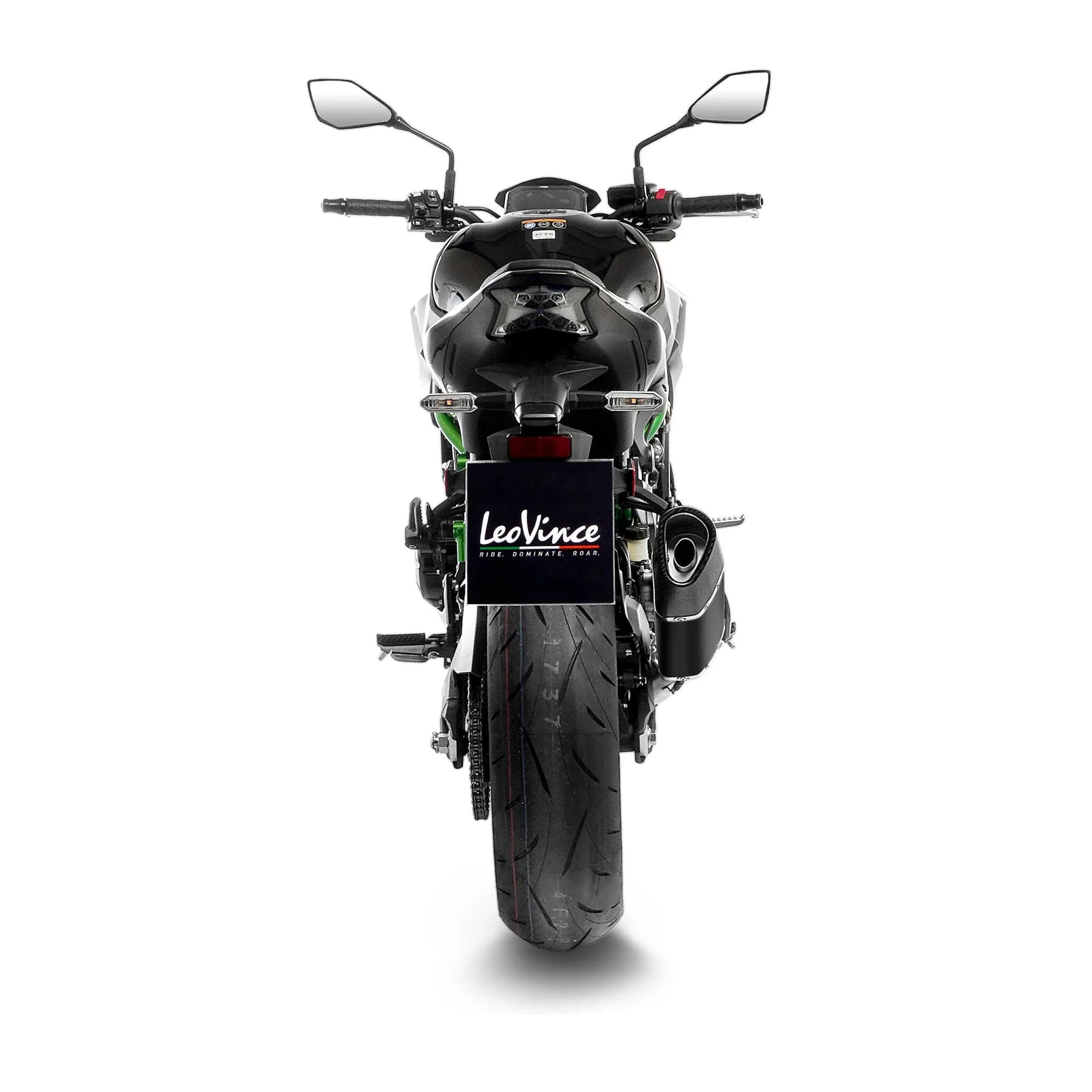 Leovince LV-14R Black Edition Slip-On Ljuddämpare - ECE Väglaglig