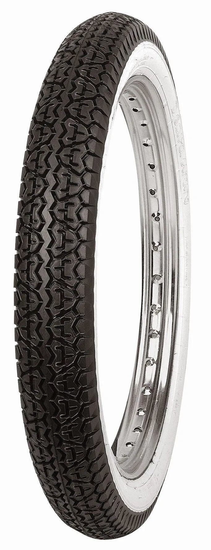 Mitas B 8 Tire 2.25-16 Whitewall For Classic Mopeds