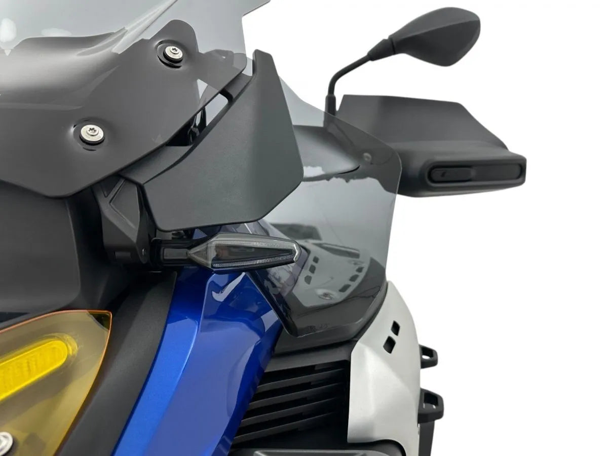 Wrs Side Deflectors For Motorcycles - Dark Smoke