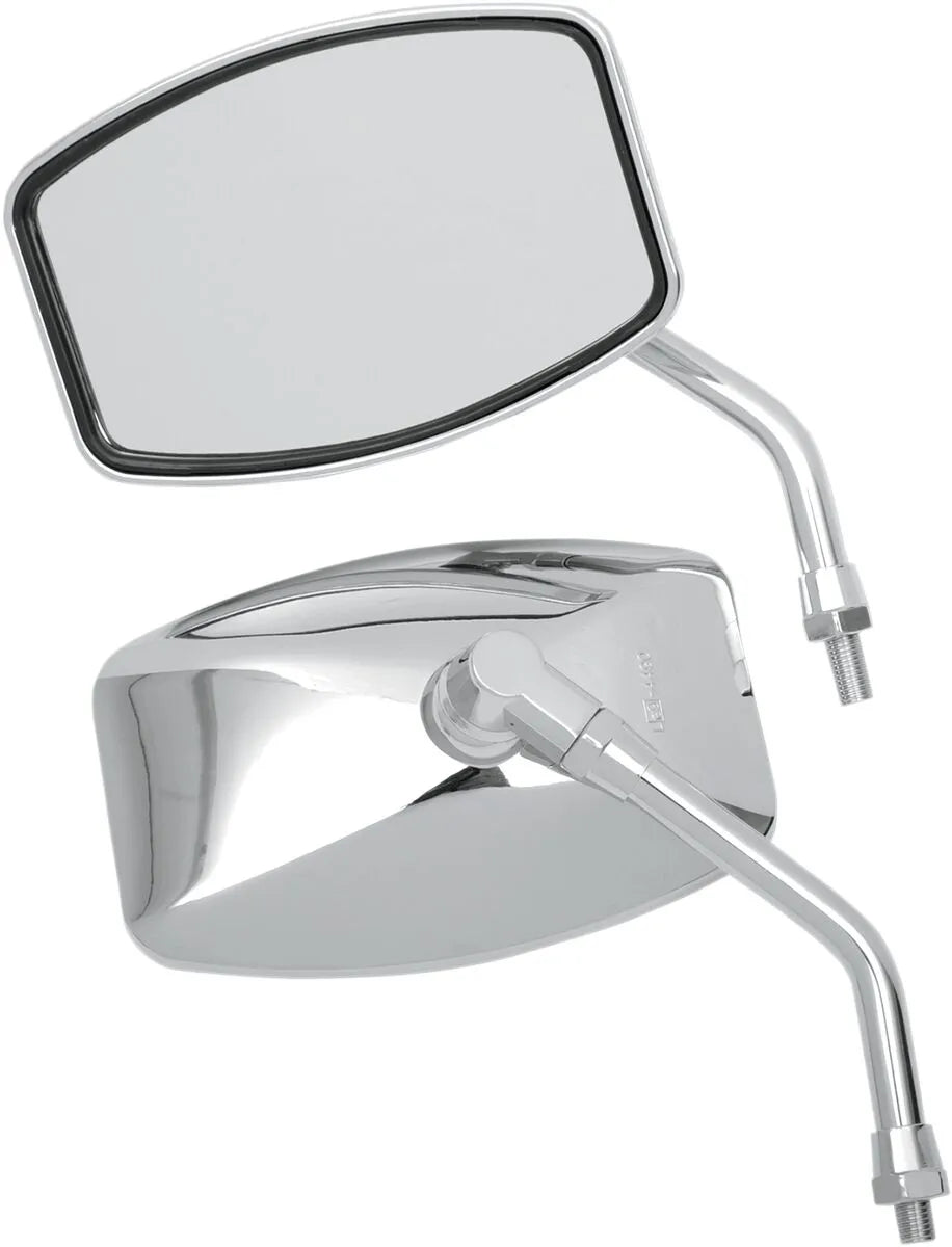 Emgo Big One Cruiser Mirror - Enhanced Rear View