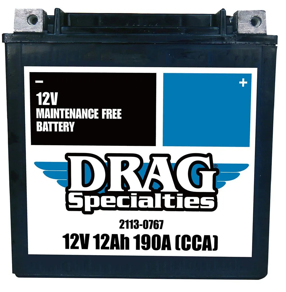 Drag Specialties Ytx14l-ft Agm Motorcycle Battery