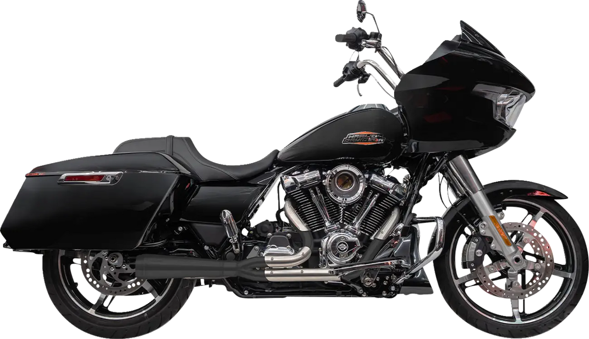 Trask Assault 2-into-1 Exhaust System M8 Gen 2 FL Black