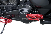 Arlen Ness Diamond Floorboards - Red Anodized