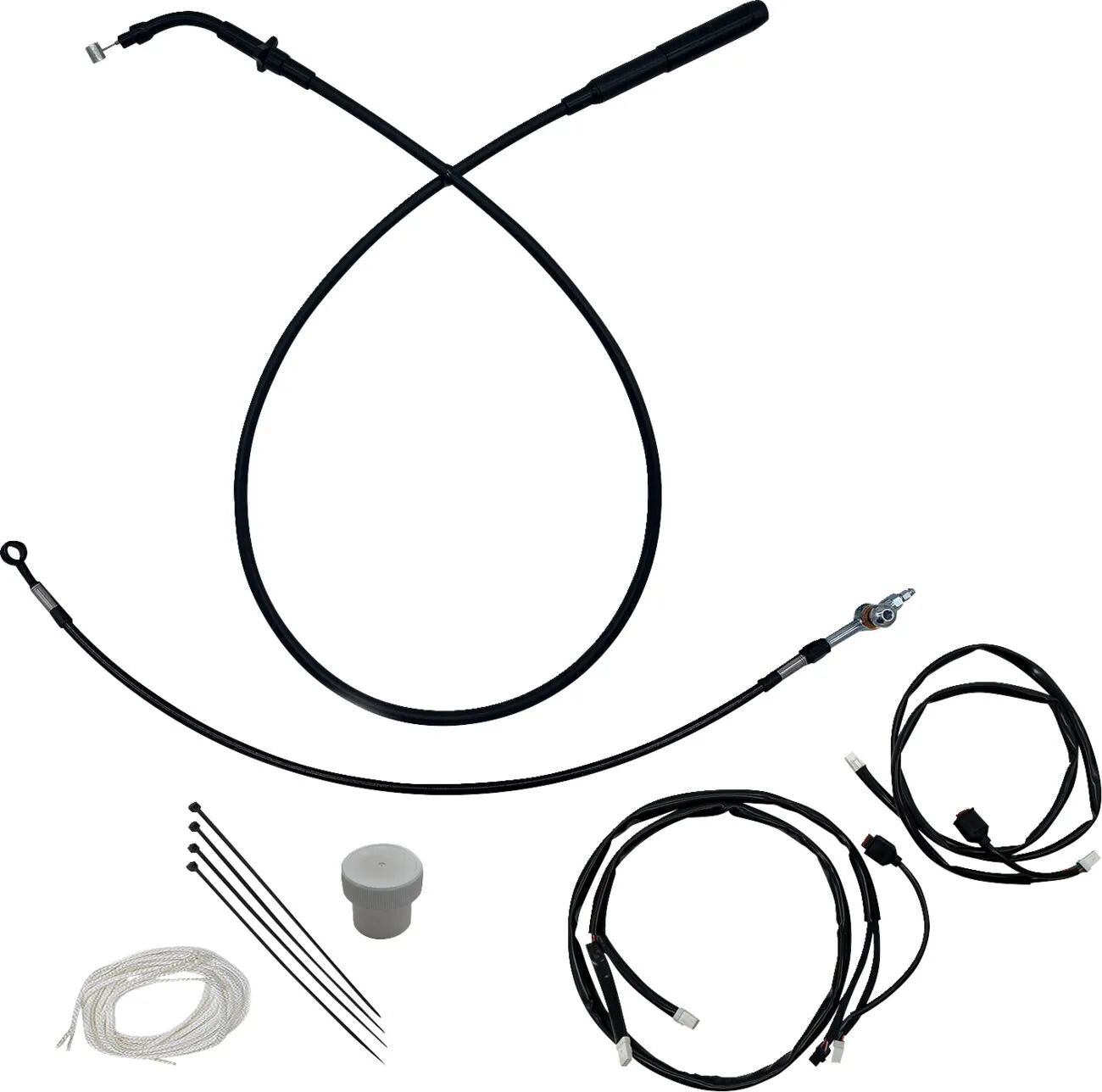Fat Baggers Inc. EZ Install Cable Kit for 16" Ape Hangers